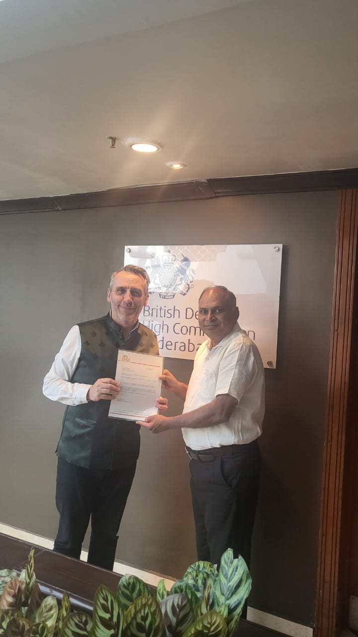 Meeting with British High Commissioner to Telangana & AP 2025
